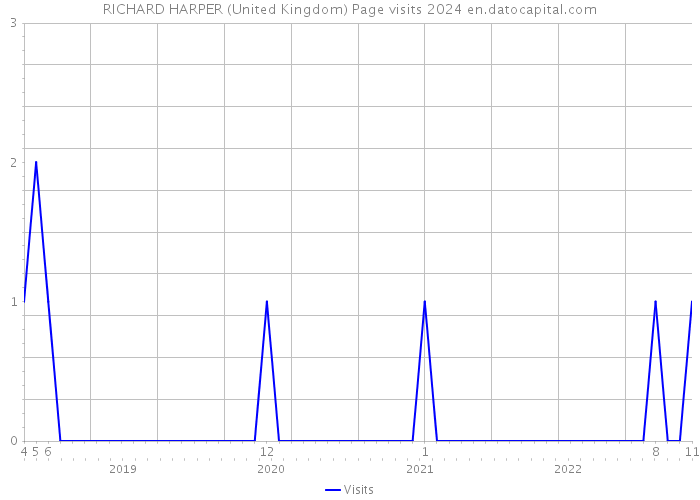 RICHARD HARPER (United Kingdom) Page visits 2024 