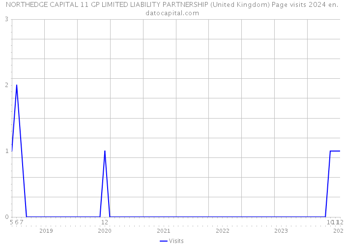 NORTHEDGE CAPITAL 11 GP LIMITED LIABILITY PARTNERSHIP (United Kingdom) Page visits 2024 