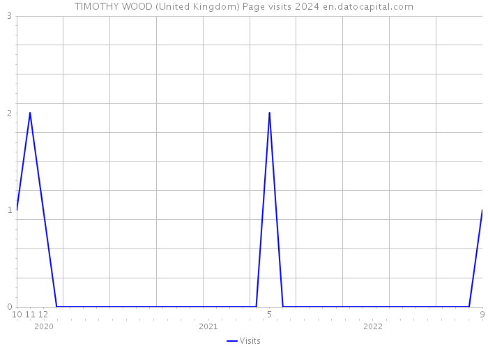 TIMOTHY WOOD (United Kingdom) Page visits 2024 