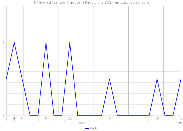 NASIR ALI (United Kingdom) Page visits 2024 