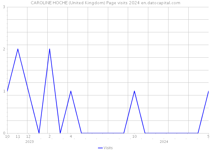 CAROLINE HOCHE (United Kingdom) Page visits 2024 