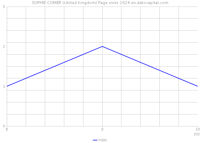 SOPHIE COMER (United Kingdom) Page visits 2024 
