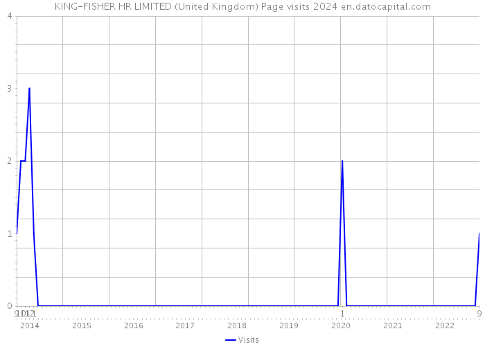 KING-FISHER HR LIMITED (United Kingdom) Page visits 2024 