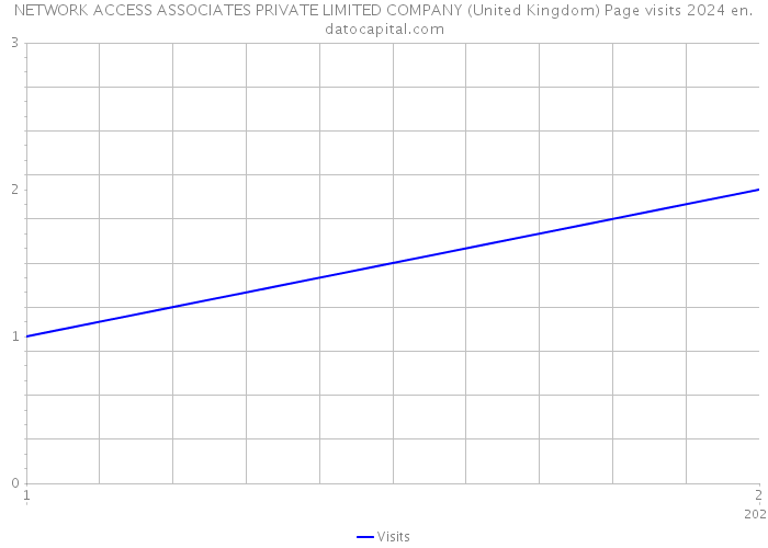 NETWORK ACCESS ASSOCIATES PRIVATE LIMITED COMPANY (United Kingdom) Page visits 2024 
