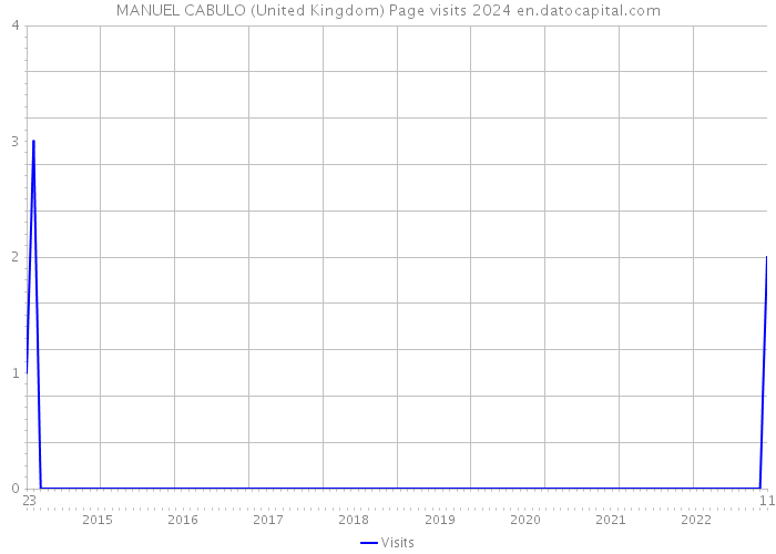 MANUEL CABULO (United Kingdom) Page visits 2024 