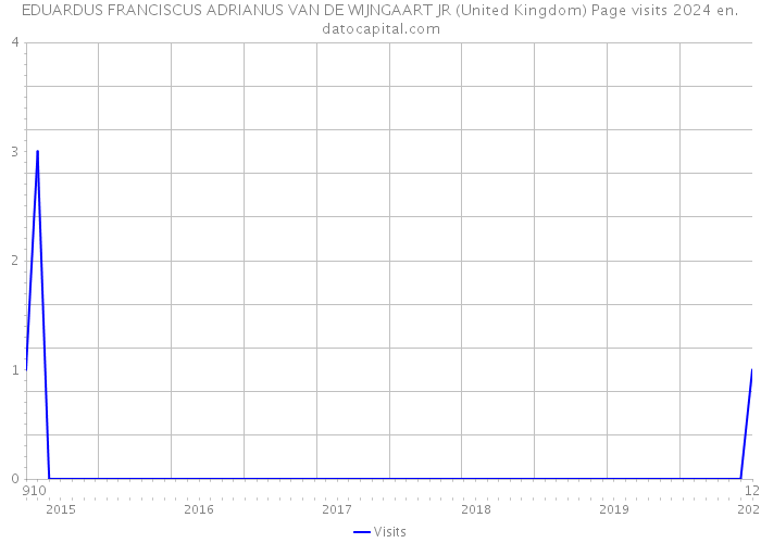 EDUARDUS FRANCISCUS ADRIANUS VAN DE WIJNGAART JR (United Kingdom) Page visits 2024 