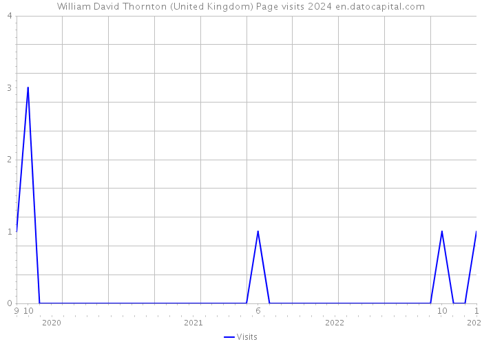 William David Thornton (United Kingdom) Page visits 2024 