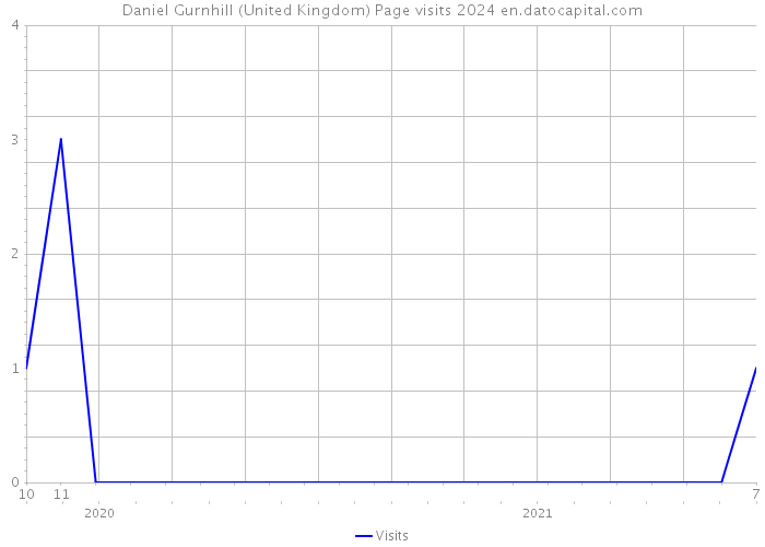 Daniel Gurnhill (United Kingdom) Page visits 2024 