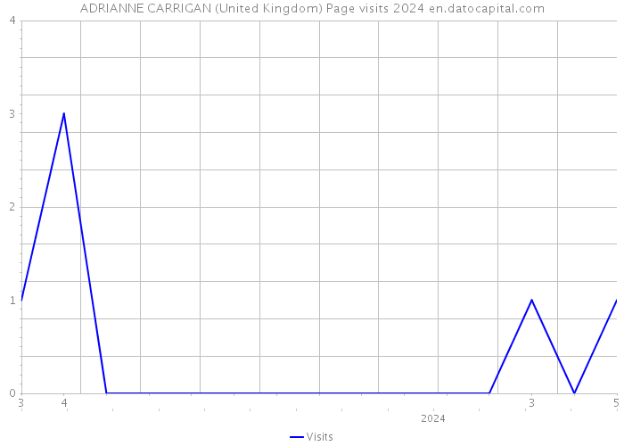 ADRIANNE CARRIGAN (United Kingdom) Page visits 2024 