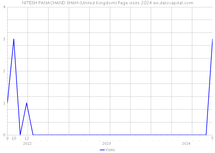 NITESH PANACHAND SHAH (United Kingdom) Page visits 2024 