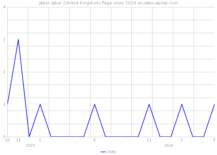 Jaber Jaber (United Kingdom) Page visits 2024 