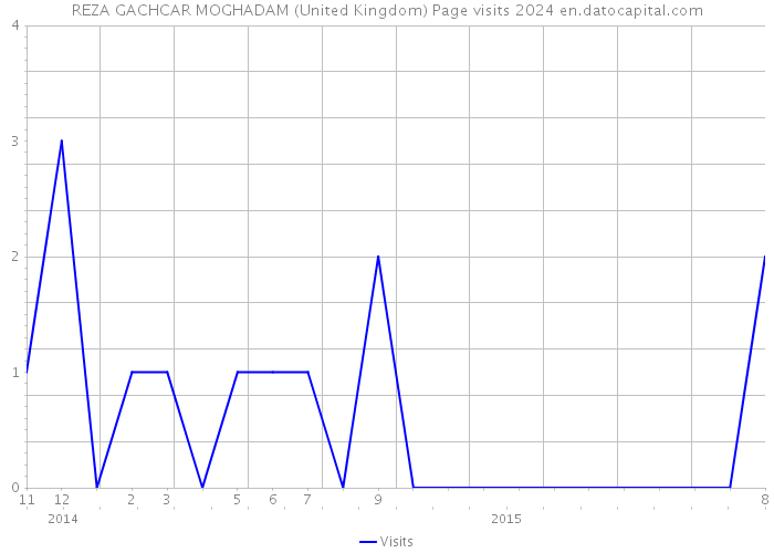 REZA GACHCAR MOGHADAM (United Kingdom) Page visits 2024 