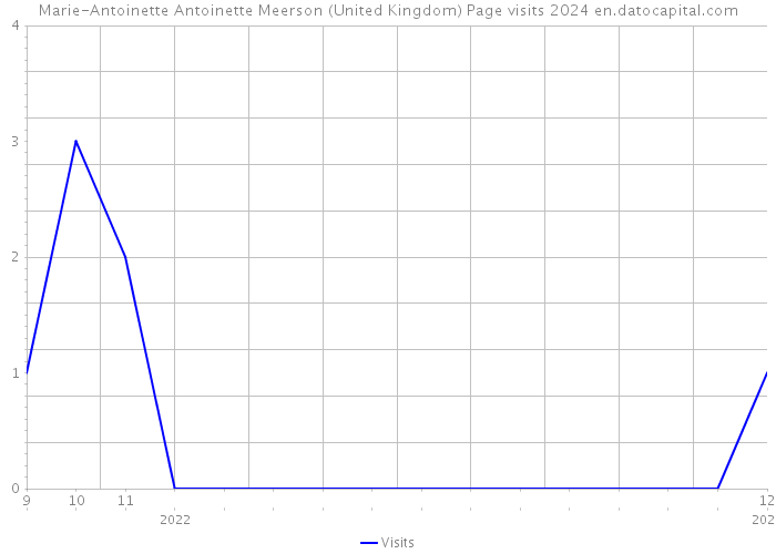 Marie-Antoinette Antoinette Meerson (United Kingdom) Page visits 2024 
