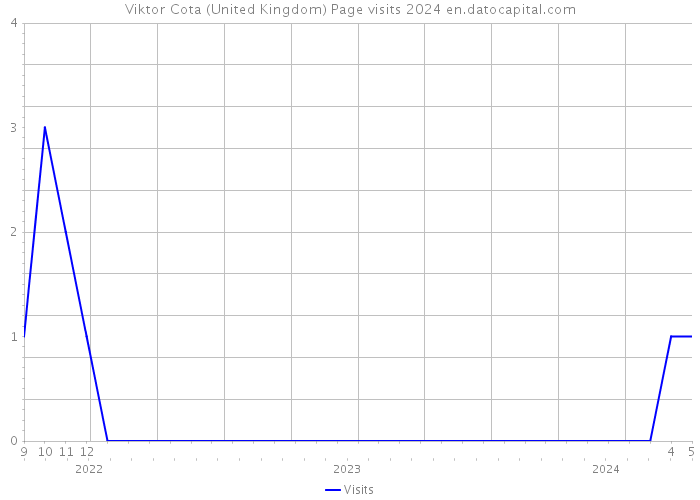 Viktor Cota (United Kingdom) Page visits 2024 