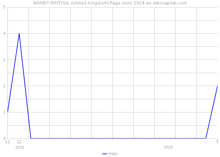 MANDY RINTOUL (United Kingdom) Page visits 2024 
