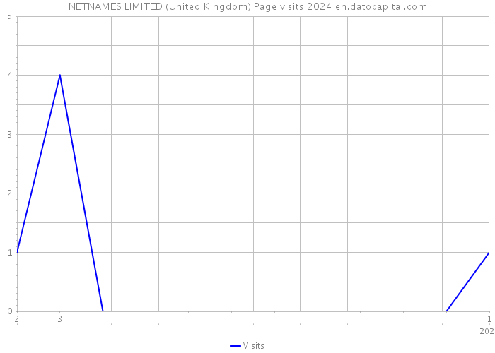 NETNAMES LIMITED (United Kingdom) Page visits 2024 