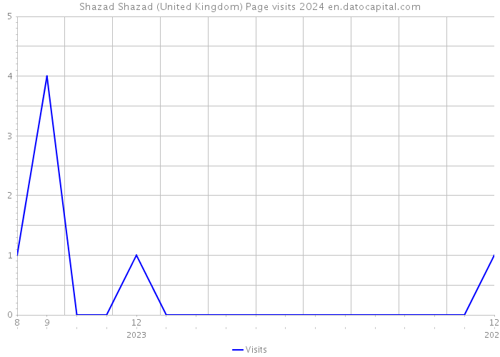 Shazad Shazad (United Kingdom) Page visits 2024 