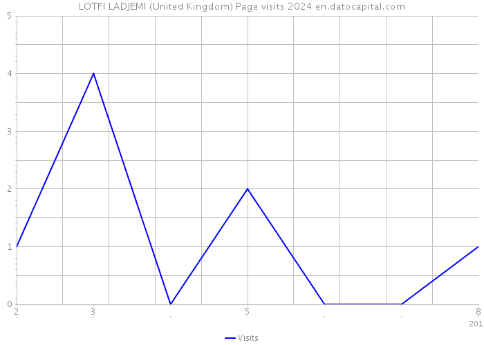 LOTFI LADJEMI (United Kingdom) Page visits 2024 
