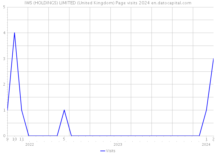 IWS (HOLDINGS) LIMITED (United Kingdom) Page visits 2024 