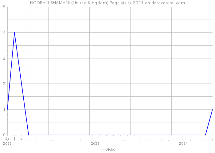 NOORALI BHAMANI (United Kingdom) Page visits 2024 