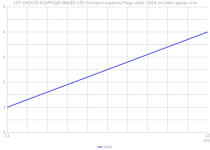 1ST CHOICE SCAFFOLD WALES LTD (United Kingdom) Page visits 2024 
