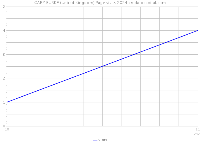 GARY BURKE (United Kingdom) Page visits 2024 
