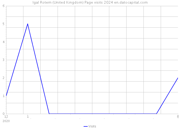 Igal Rotem (United Kingdom) Page visits 2024 