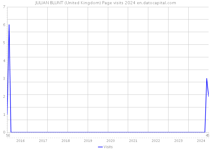 JULIAN BLUNT (United Kingdom) Page visits 2024 