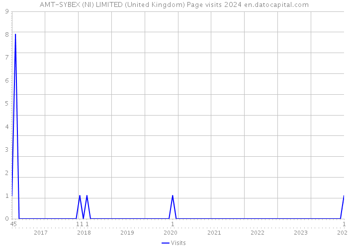 AMT-SYBEX (NI) LIMITED (United Kingdom) Page visits 2024 