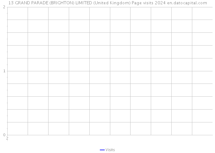 13 GRAND PARADE (BRIGHTON) LIMITED (United Kingdom) Page visits 2024 