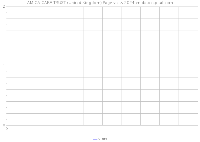 AMICA CARE TRUST (United Kingdom) Page visits 2024 
