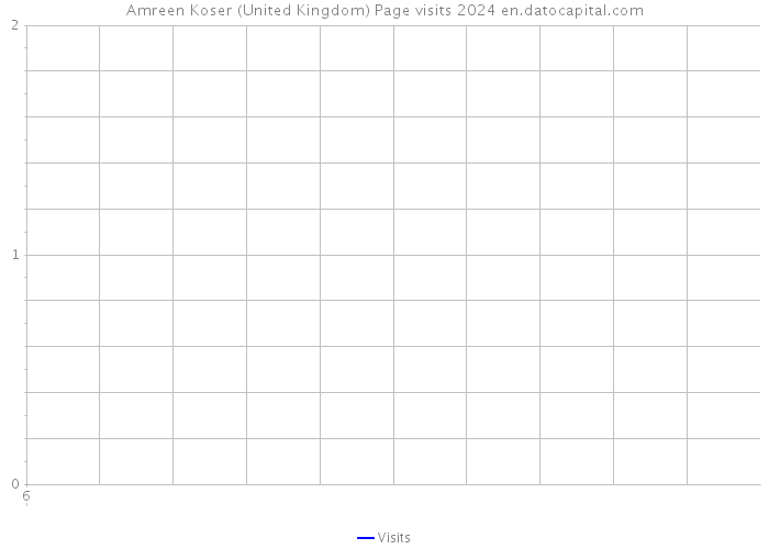 Amreen Koser (United Kingdom) Page visits 2024 