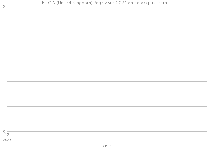 B I C A (United Kingdom) Page visits 2024 