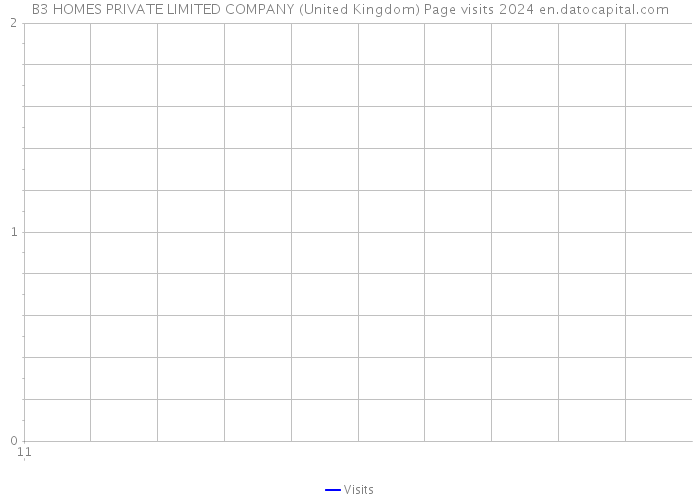 B3 HOMES PRIVATE LIMITED COMPANY (United Kingdom) Page visits 2024 