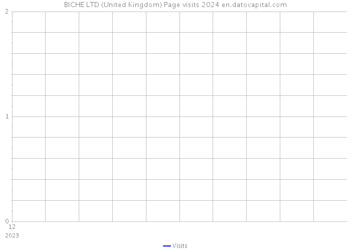 BICHE LTD (United Kingdom) Page visits 2024 