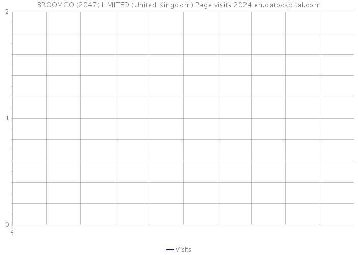 BROOMCO (2047) LIMITED (United Kingdom) Page visits 2024 