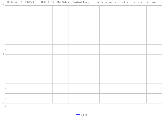 BURI & CO. PRIVATE LIMITED COMPANY (United Kingdom) Page visits 2024 