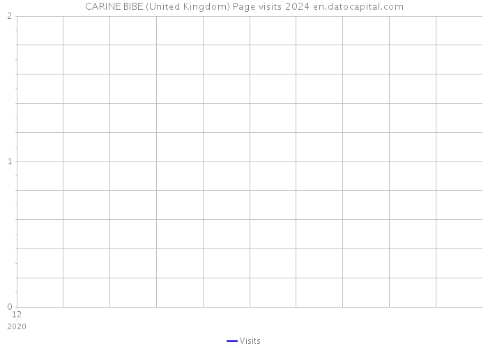 CARINE BIBE (United Kingdom) Page visits 2024 