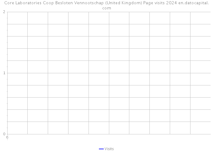 Core Laboratories Coop Besloten Vennootschap (United Kingdom) Page visits 2024 