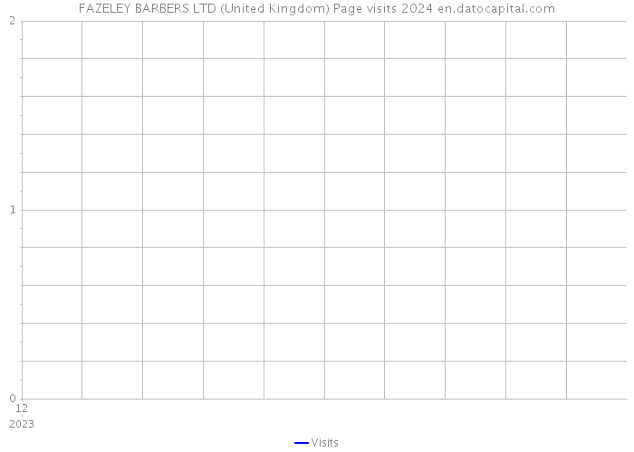 FAZELEY BARBERS LTD (United Kingdom) Page visits 2024 