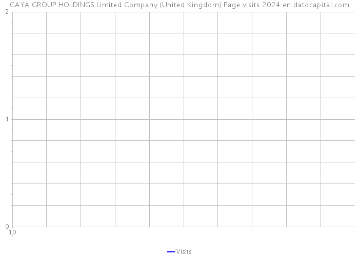 GAYA GROUP HOLDINGS Limited Company (United Kingdom) Page visits 2024 