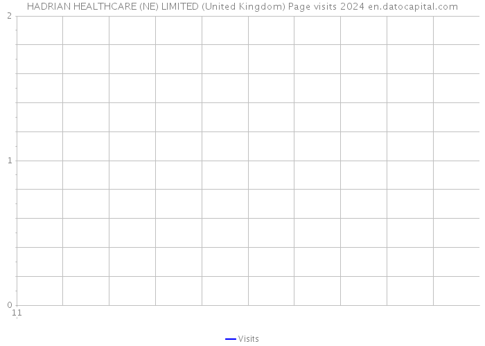 HADRIAN HEALTHCARE (NE) LIMITED (United Kingdom) Page visits 2024 