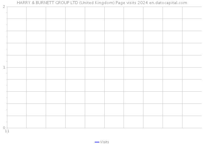 HARRY & BURNETT GROUP LTD (United Kingdom) Page visits 2024 