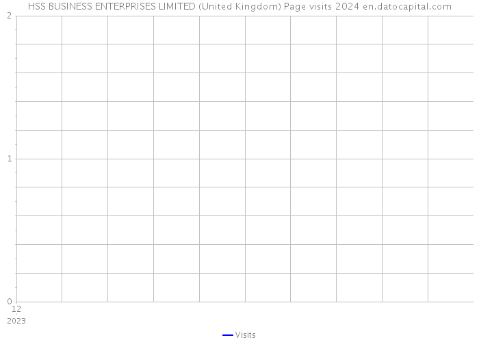 HSS BUSINESS ENTERPRISES LIMITED (United Kingdom) Page visits 2024 