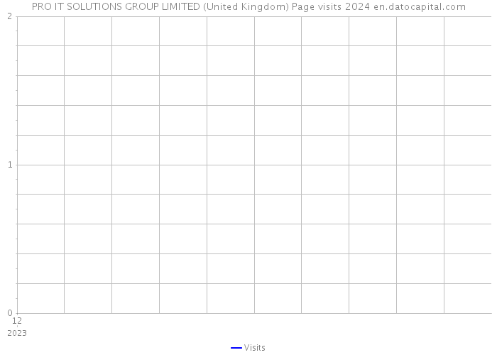 PRO IT SOLUTIONS GROUP LIMITED (United Kingdom) Page visits 2024 