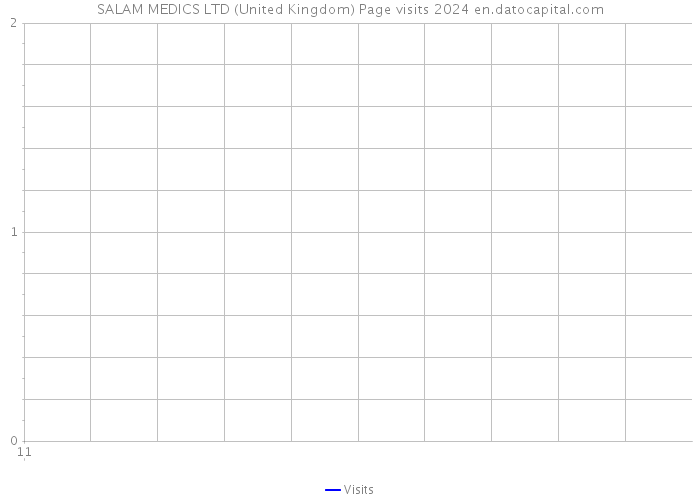 SALAM MEDICS LTD (United Kingdom) Page visits 2024 