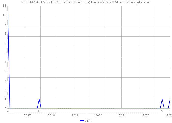 NFE MANAGEMENT LLC (United Kingdom) Page visits 2024 