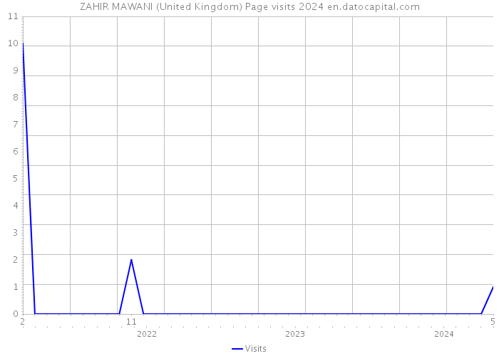 ZAHIR MAWANI (United Kingdom) Page visits 2024 