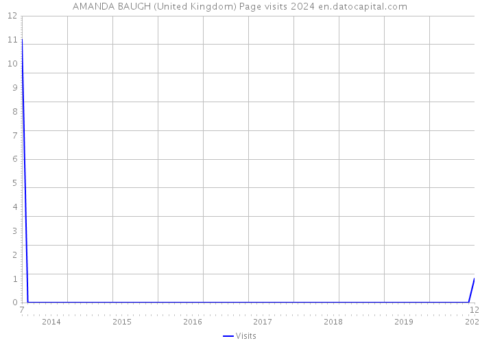 AMANDA BAUGH (United Kingdom) Page visits 2024 