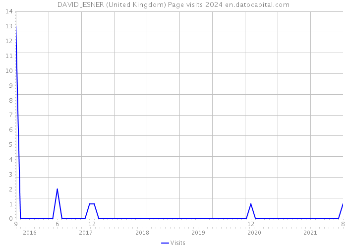 DAVID JESNER (United Kingdom) Page visits 2024 